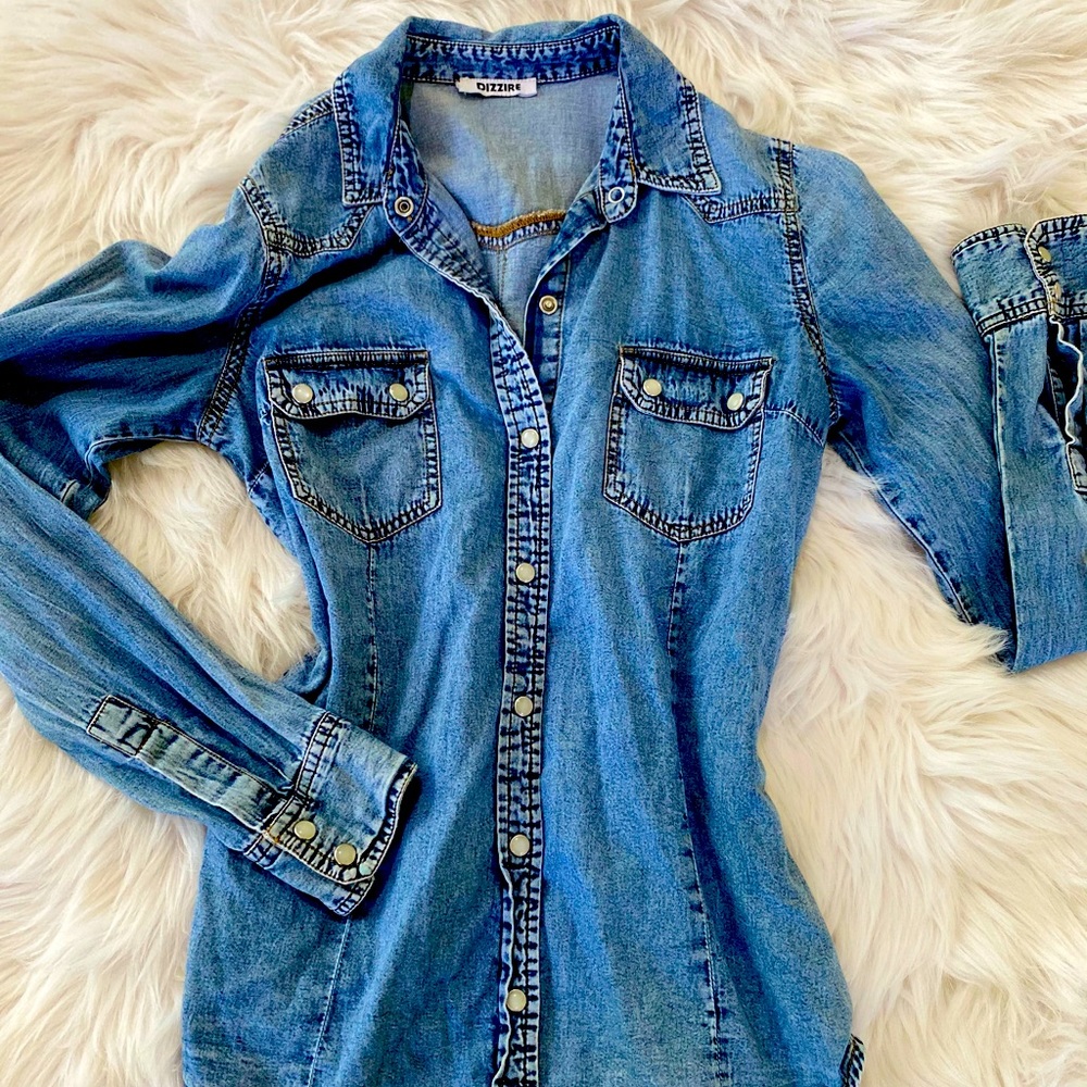 Jeans long shirt